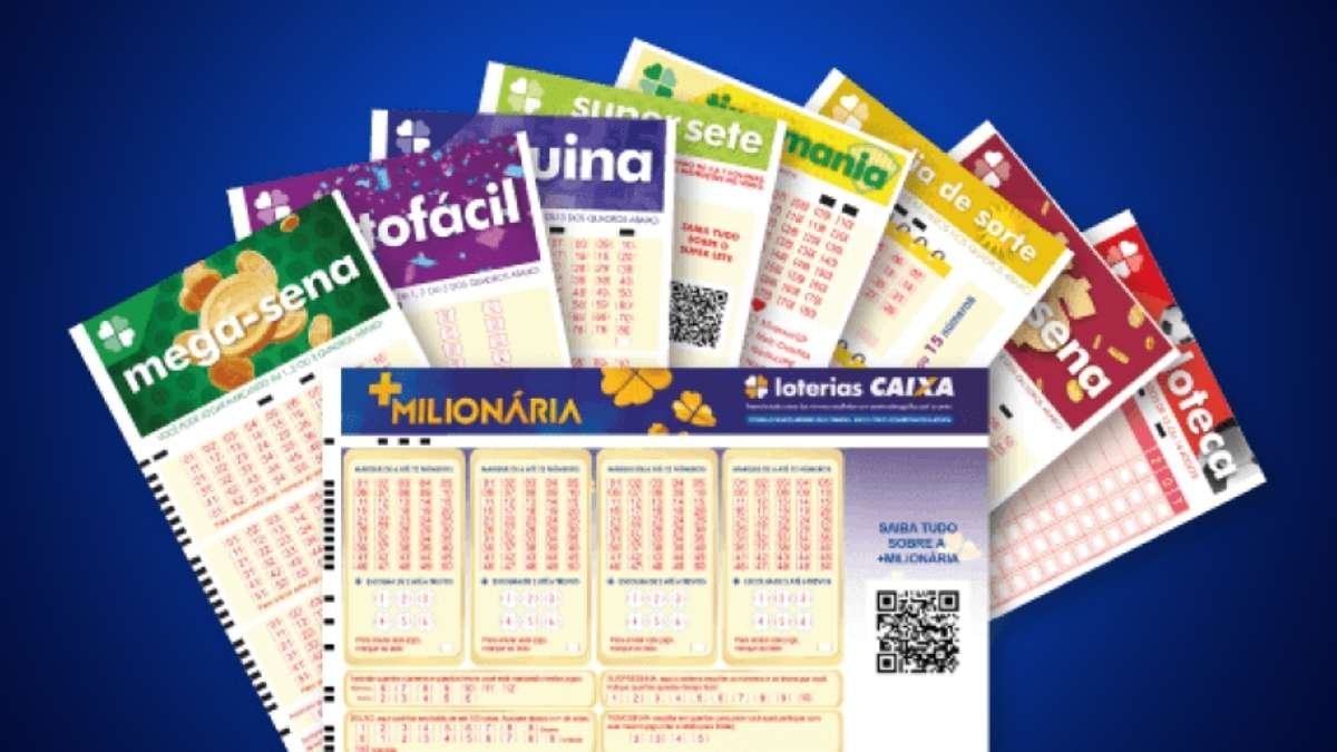 Valores das apostas das loterias da